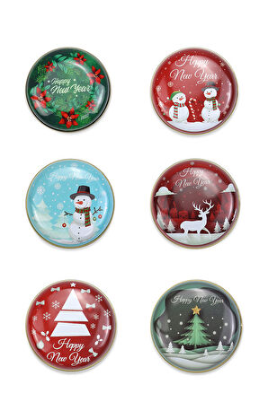 Atlı Karınca Müzik Kutusu &  Metal Kutulu Mum & Yılbaşı Kar Küre &  Çam Ağacı Hediye Seti