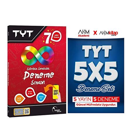 Doktrin TYT 7 li ve AKM 5 li Deneme Seti 2 Kitap