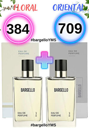 384 Floral Kadın 50ml ve 709 Oriental Erkek 50ml Parfüm