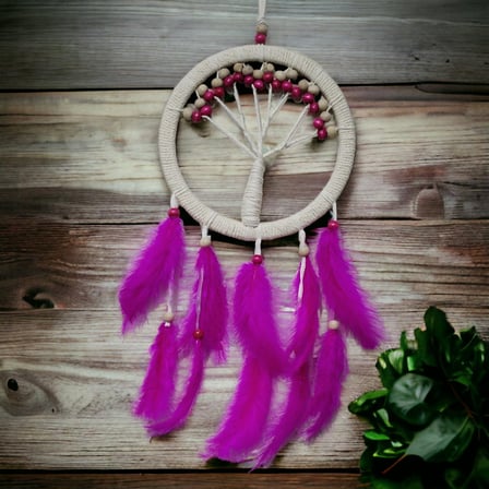 Delux Serisi Duvar Süsü Ev Hediyesi Tarz Aksesuar Rüya Hayat Ağacı Dream Catcher
