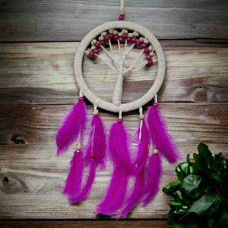 Delux Serisi Duvar Süsü Ev Hediyesi Tarz Aksesuar Rüya Hayat Ağacı Dream Catcher