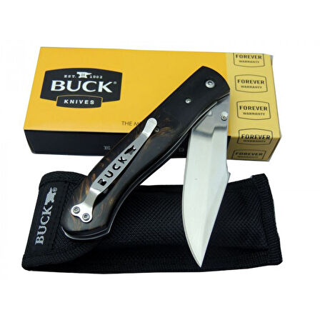 BUCK AHŞAP SAPLI  BK-002 CEP ÇAKISI  23 CM