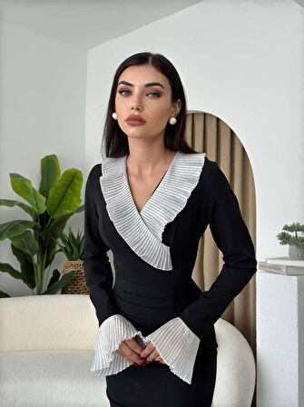 Yonca Moda Evi Florina Midi Boy Elbise