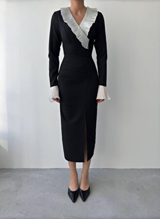 Yonca Moda Evi Florina Midi Boy Elbise