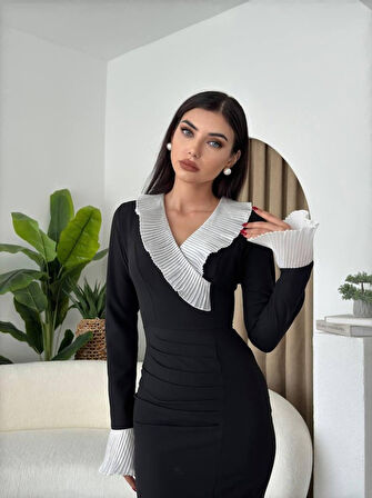 Yonca Moda Evi Florina Midi Boy Elbise