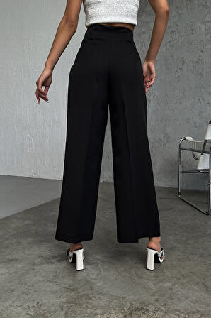 Yonca Moda Evi Bel Düğme Detayli Pantolon