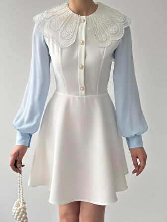 Yonca Moda Evi Asıo Bebe Yaka Elbise