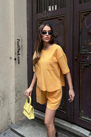 Yonca Moda Evi Freesia Regular Tişört Takım 9348-08