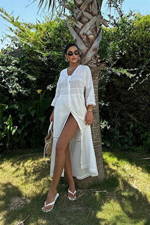 Yonca Moda Evi Jessyca Dantelli Brode Elbise 2515-13
