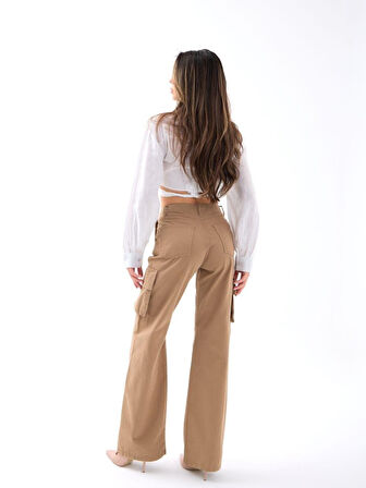 Yonca Moda Evi 6485 PANTOLON-CAMEL