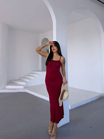 Yonca Moda Evi Kadın Turlu Viskon Kumaş Ayarlanabilir Askılı Elbise