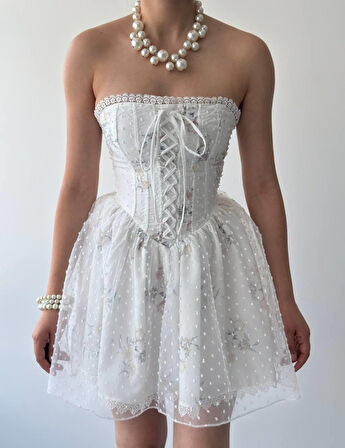 Yonca Moda Evi NEO STRAPLEZ ELBİSE