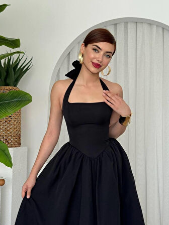 Yonca Moda Evi Fedra Midi Elbise