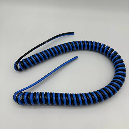 Yonca Moda Evi Poliüretan Spiral Hava Hortumu Çiftli 4x6 5 Mt (Lisinya)