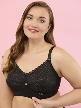 YENİ İNCİ 2 BEDEN KÜÇÜLTEN TELSİZ DANTELLİ SÜTYEN 1350