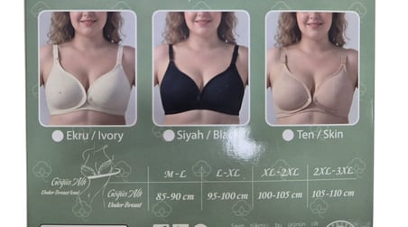 YENİ İNCİ Pamuklu Çıtçıtlı ve Omuzdan Açılabilir Emzirme Sütyeni