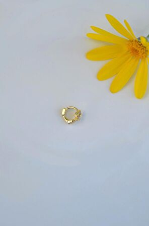 Halka Model Çiçek Tragus Piercing Forward Helix Kıkırdak