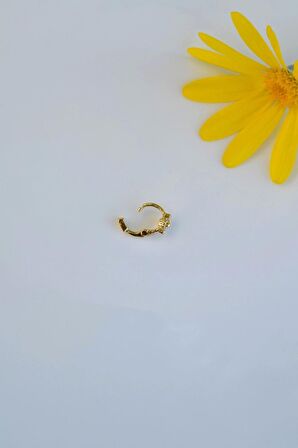 Halka Model Çiçek Tragus Piercing Forward Helix Kıkırdak