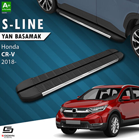 S-Dizayn Honda CR-V 5 S-Line Krom Yan Basamak 173 Cm 2018-2022 A+ Kalite