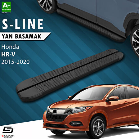S-Dizayn Honda HR-V 2 S-Line Siyah Yan Basamak 173 Cm 2015-2020 A+ Kalite