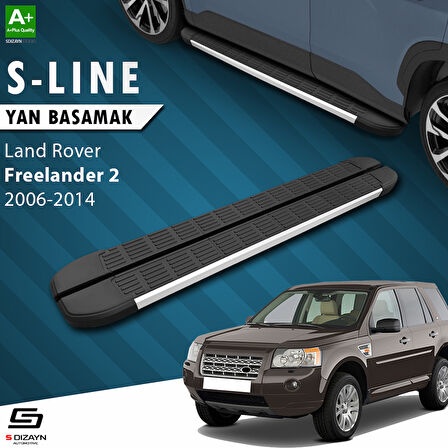 S-Dizayn Land Rover Freelander 2 S-Line Aluminyum Yan Basamak 173 Cm 2006-2014 A+ Kalite