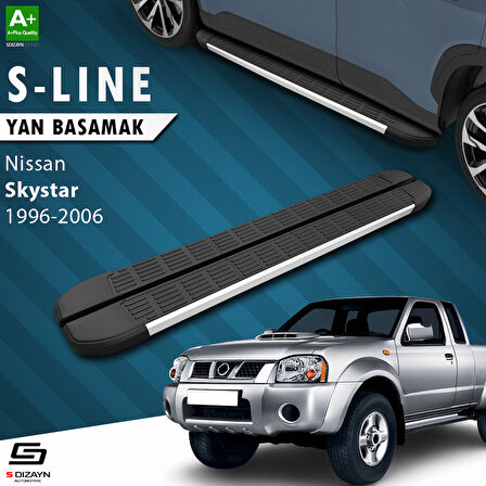 S-Dizayn Nissan Skystar S-Line Aluminyum Yan Basamak 193 Cm 1996-2006 A+ Kalite