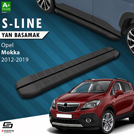 S-Dizayn Opel Mokka S-Line Siyah Yan Basamak 163 Cm 2012-2019 A+ Kalite