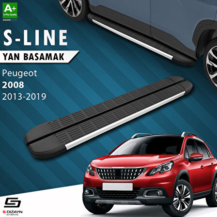 S-Dizayn Peugeot 2008 S-Line Aluminyum Yan Basamak 173 Cm 2013-2019 A+ Kalite