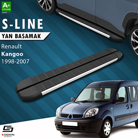 S-Dizayn Renault Kangoo S-Line Aluminyum Yan Basamak 183 Cm 1998-2007 A+ Kalite