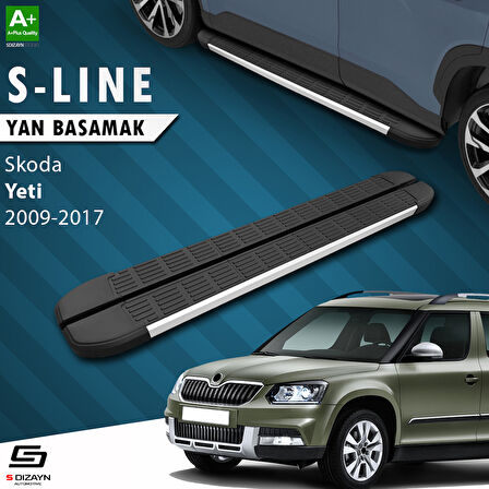 S-Dizayn Skoda Yeti S-Line Aluminyum Yan Basamak 173 Cm 2009-2017 A+ Kalite