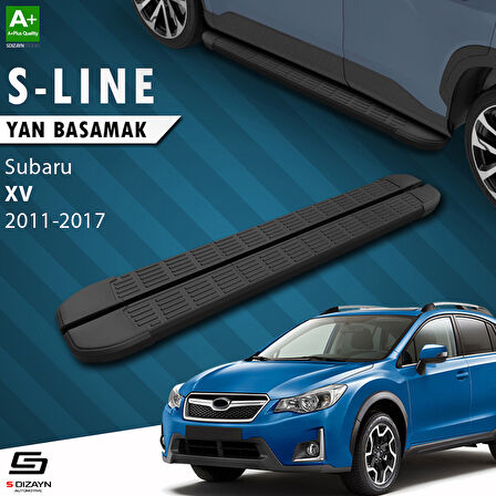 S-Dizayn Subaru XV S-Line Siyah Yan Basamak 173 Cm 2011-2017 A+ Kalite