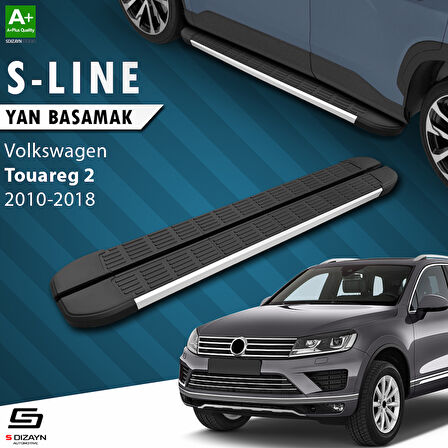 S-Dizayn VW Touareg 2 S-Line Aluminyum Yan Basamak 193 Cm 2010-2018 A+ Kalite