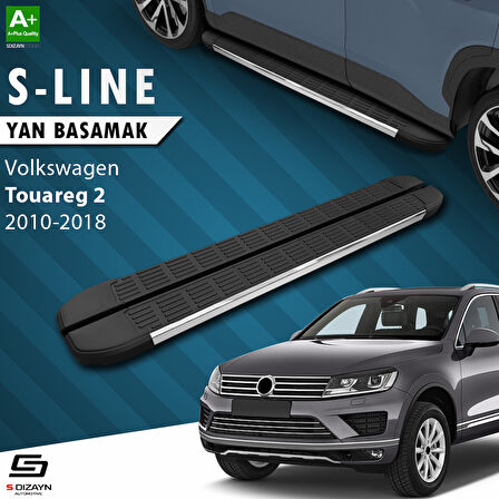 S-Dizayn VW Touareg 2 S-Line Krom Yan Basamak 193 Cm 2010-2018 A+ Kalite