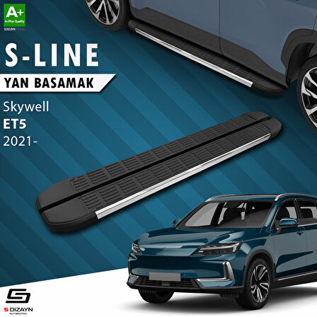 S-Dizayn Skywell ET5 S-Line Krom Yan Basamak 193 Cm 2021 Üzeri A+ Kalite