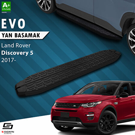 S-Dizayn Land Rover Discovery 5 Evo Siyah Yan Basamak 193 Cm 2017 Üzeri A+ Kalite