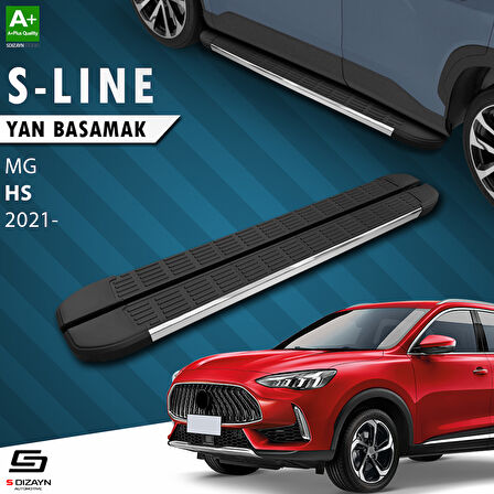 S-Dizayn MG HS S-Line Krom Yan Basamak 183 Cm 2021-2024 A+ Kalite
