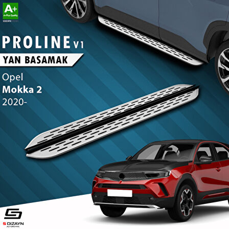 S-Dizayn Opel Mokka 2 OEM Still Pro V1 Aluminyum Yan Basamak 173 Cm 2020 Üzeri A+ Kalite