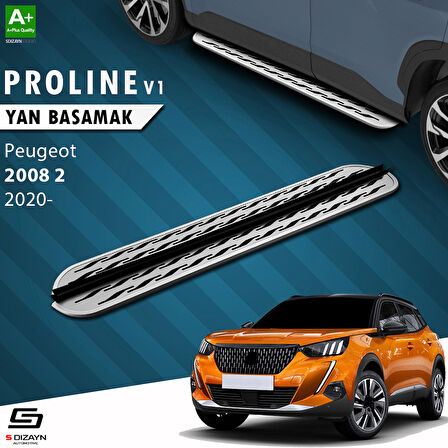 S-Dizayn Peugeot 2008 2 OEM Still Pro V2 Aluminyum Yan Basamak 183 Cm 2020 Üzeri A+ Kalite