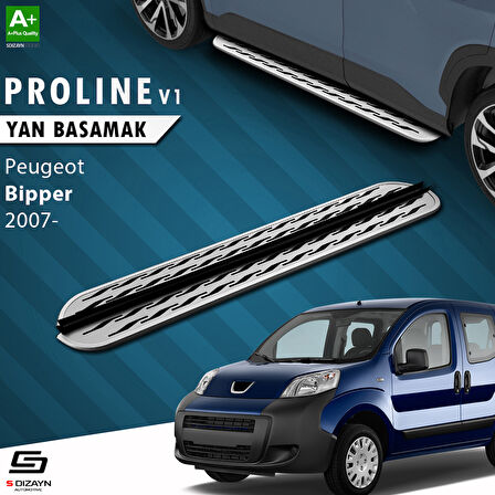 S-Dizayn Peugeot Bipper OEM Still Pro V2 Aluminyum Yan Basamak 173 Cm 2007-2017 A+ Kalite