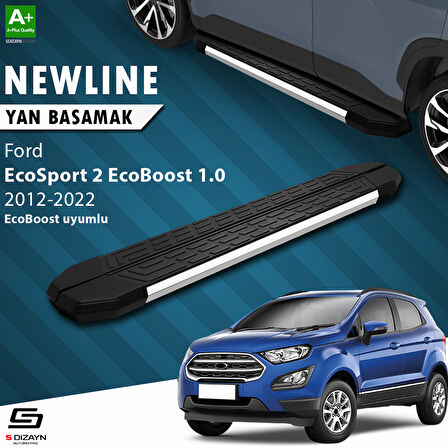 S-Dizayn Ford EcoSport 2 EcoBoost 1.0 NewLine Krom Yan Basamak 173 Cm 2012-2022 A+ Kalite