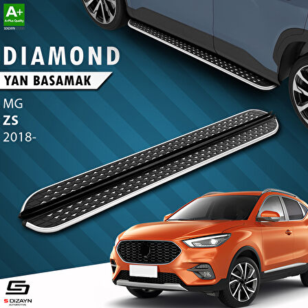 S-Dizayn MG ZS Diamond Krom Yan Basamak 173 Cm 2018 Üzeri A+ Kalite