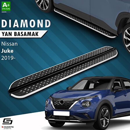 S-Dizayn Nissan Juke 2 Diamond Krom Yan Basamak 173 Cm 2019 Üzeri A+ Kalite