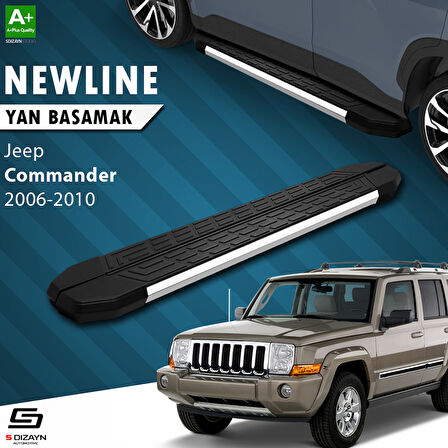 S-Dizayn Jeep Commander NewLine Krom Yan Basamak 173 Cm 2006-2010 A+ Kalite