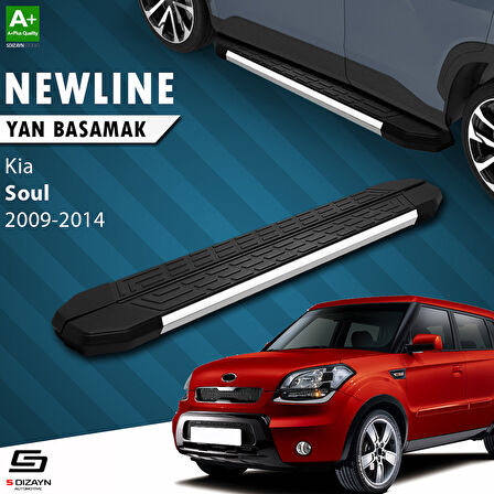 S-Dizayn Kia Soul NewLine Krom Yan Basamak 173 Cm 2009-2014 A+ Kalite
