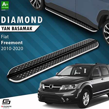 S-Dizayn Fiat Freemont Diamond Krom Yan Basamak 183 Cm 2010-2020 A+ Kalite