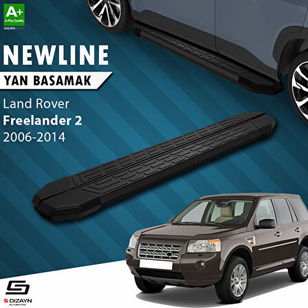 S-Dizayn Land Rover Freelander 2 NewLine Siyah Yan Basamak 173 Cm 2006-2014 A+ Kalite