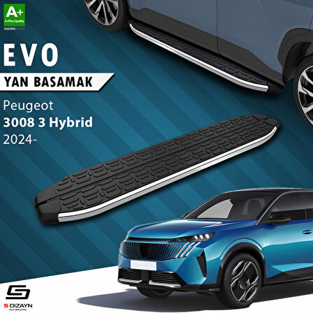 S-Dizayn Peugeot 3008 3 Hybrid Evo Krom Yan Basamak 183 Cm 2024 Üzeri A+ Kalite