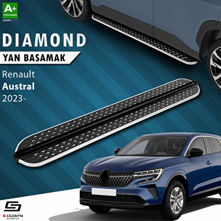 S-Dizayn Renault Austral Diamond Krom Yan Basamak 183 Cm 2023 Üzeri A+ Kalite