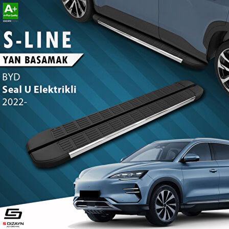 S-Dizayn BYD Seal U Elektrikli S-Line Krom Yan Basamak 193 Cm 2022 Üzeri A+ Kalite