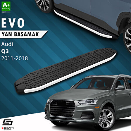 S-Dizayn Audi Q3 8U Evo Aluminyum Yan Basamak 173 Cm 2011-2018 A+ Kalite